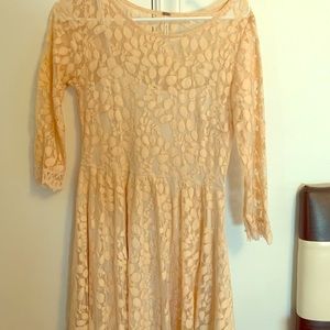 Medium length Free People lace dress!